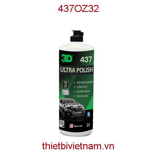Sản phẩm đánh bóng 3D Ultra Polish 32 Oz (945ml) | 437OZ32