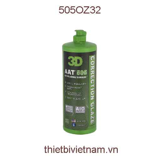 Sản phẩm đánh bóng hãng 3D AAT Correction Glaze 32 Oz (945ml) | 505OZ32