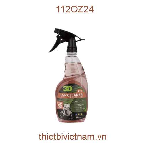 Sản phẩm làm sạch da, vinyl, nhựa hãng 3D LVP Cleaner 24 Oz (710ml) | 112OZ24