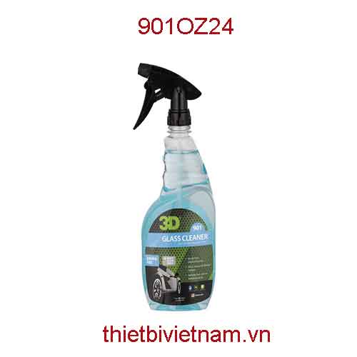 Sản phẩm nước tẩy rửa kính hãng 3D Glass Cleaner 24 Oz (710ml) | 901OZ24
