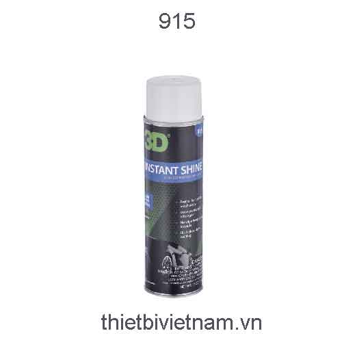 Sản phẩm phủ bảo vệ nhựa, vinyl, cao su dạng xịt hãng 3D Instant Shine 12oz (355ml) | 915