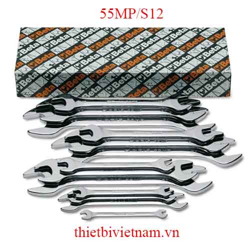 SET 12 DOUBLE OPEN END WRENCHES BETA MODEL 55MP/S12
