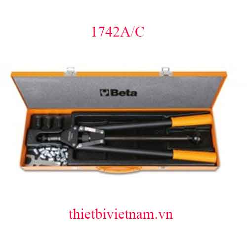 SET 1742A 4 MANDRELS 60 RIVETS BETA MODEL 1742A/C