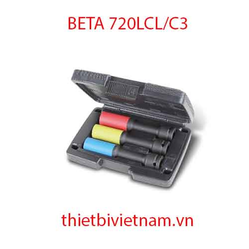 SET OF 3 IMPACT SOCKETS BETA MODEL 720LCL/C3