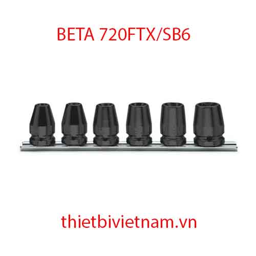 SET OF 6 IMPACT SOCKETS TX BETA MODEL 720FTX/SB6