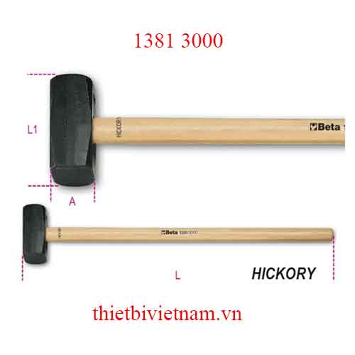 SLEDGE HAMMERS HICKORY SHAFTS BETA MODEL 1381 3000