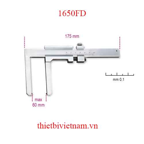 SLIDING GAUGE FOR BRAKE DISCS BETA MODEL 1650FD