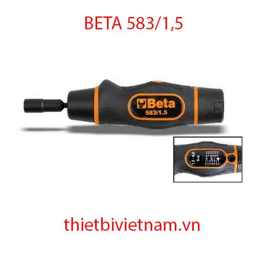 SLIP-TORQUE SCREWDRIVERS BETA MODEL 583/1,5