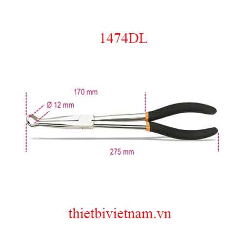 SPARK-PLUG PLIERS LONG NOSE PVC BETA MODEL 1474DL