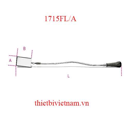 SQUARE FLEX. INSPECTION MIRROR BETA MODEL 1715FL/A
