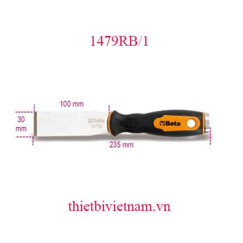 STRAIGHT PUTTY KNIFE SCRAPER 1479RB/1
