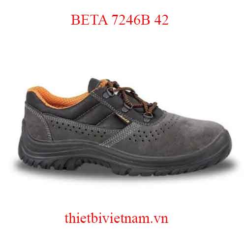 SUEDE SHOE PERFORATED BETA MODEL 7246B 42