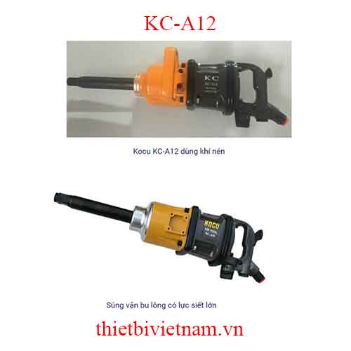 Súng bắn bu lông 1inch Kocu KC-A12 Dùng Hơi Khí Nén