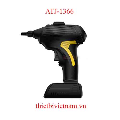 Súng bơm lốp ô tô không dây ATJ-1366 - Đồng hồ điện tử, cài đặt cân hơi (Pin sạc)