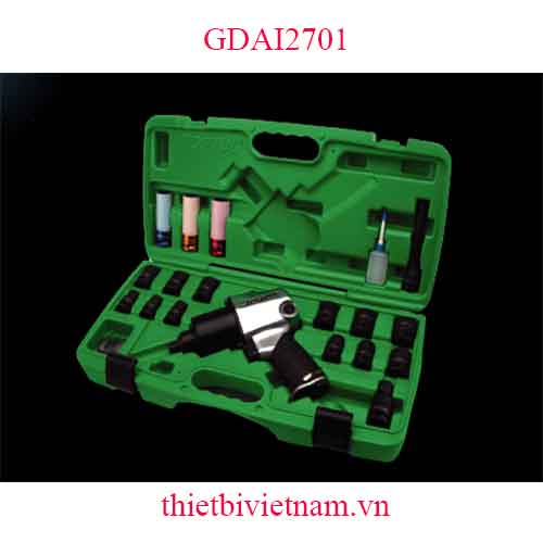 SÚNG MỞ BULONG 1/2 INCH 27 MÓN HÃNG TOPTUL GDAI2701