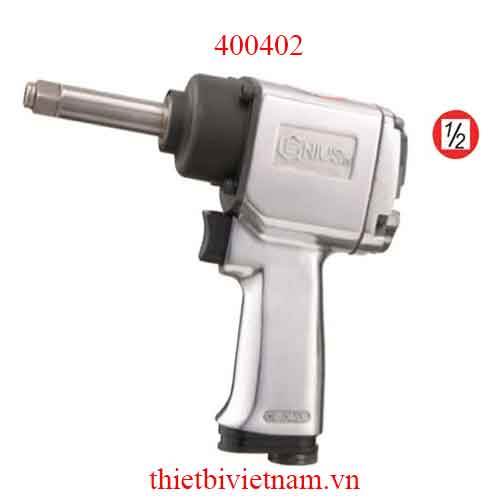 SÚNG VẶN BU LÔNG ĐAI ỐC LOẠI DÀI LỰC LỚN 1/2 INCH LOẠI NHỎ NHẸ GENIUS MODEL 400402