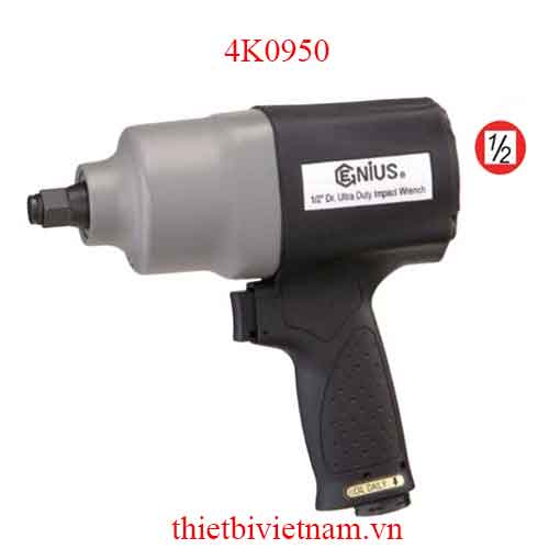 SÚNG VẶN BU LÔNG ĐAI ỐC LỰC SIÊU LỚN 1/2 INCH GENIUS MODEL 4K0950