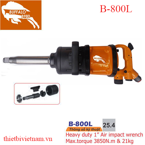 Súng vặn bulong 1inch BUFALOW B-800L