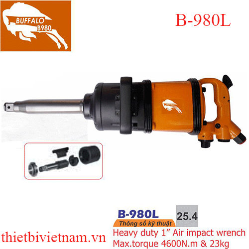 Súng vặn bulong 1inch BUFALOW B-980L