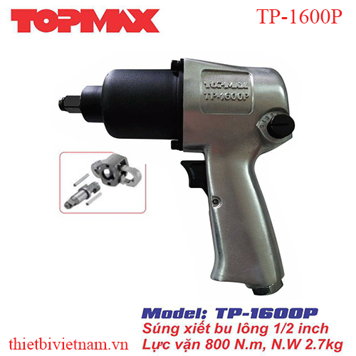 Súng vặn bu-lông TOPMAX TP-1600P