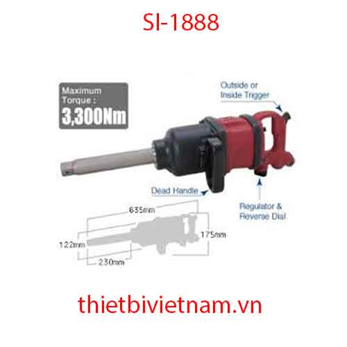 Súng vặn ốc dài 1 inch Shinano SI-1888