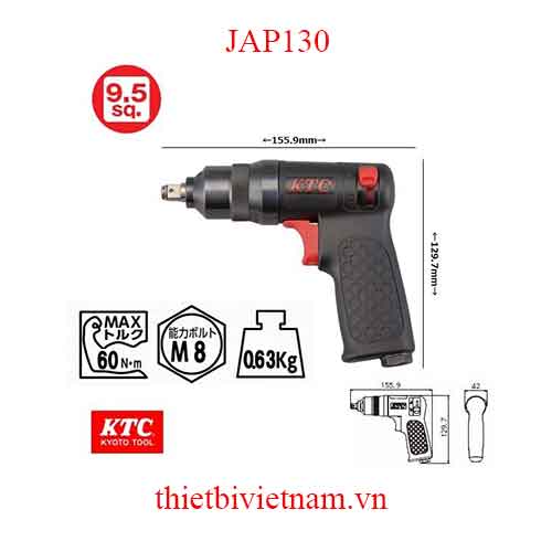 Súng vặn ốc KTC 3/8 inch JAP130