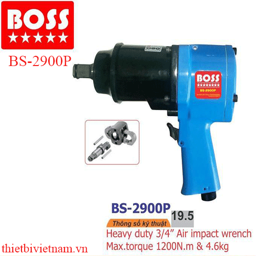 Súng xiết bulong 3/4 inch BOSS BS-2900P