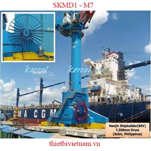 Tang cuốn cáp cấp nguồn cho cần trục quay SKMD1 - M7