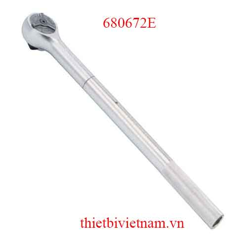 TAY LẮC VẶN 48 RĂNG 3/4 INCH TAY CẦM KIM LOẠI DẠNG ỐNG HÃNG GENIUS 680672E