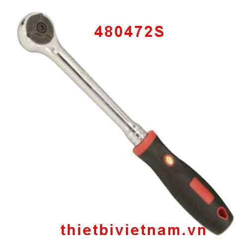 TAY LẮC VẶN 72 RĂNG 1/2 INCH TAY CẦM CAO SU HÃNG GENIUS MODEL 480472S