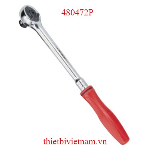 TAY LẮC VẶN 72 RĂNG 1/2 INCH TAY CẦM NHỰA HÃNG GENIUS MODEL 480472P