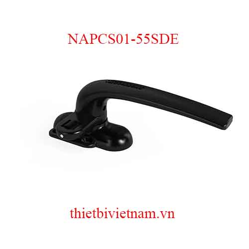 Tay nắm cài cửa sổ vát cạnh AP01 Huy Hoàng màu đen NAPCS01-55SDE