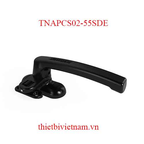 Tay nắm cài hệ vát cạnh AP02 Huy Hoàng màu đen TNAPCS02-55SDE