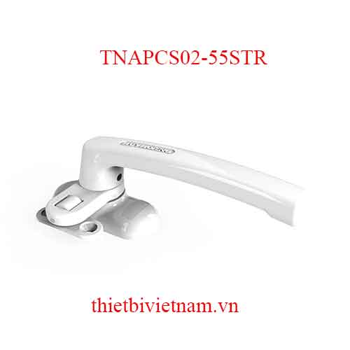 Tay nắm cài hệ vát cạnh AP02 Huy Hoàng màu trắng TNAPCS02-55STR