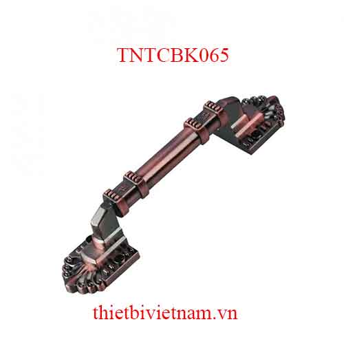 Tay nắm cửa bằng hợp kim kẽm dài 1T5, 2T, 2T5 màu nâu và vàng model TNTCBK065