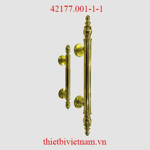 Tay nắm cửa gỗ bằng đồng trơn PVD vàng dài 1T3, 1T7, 2T, 4T model 42177.001-1-1