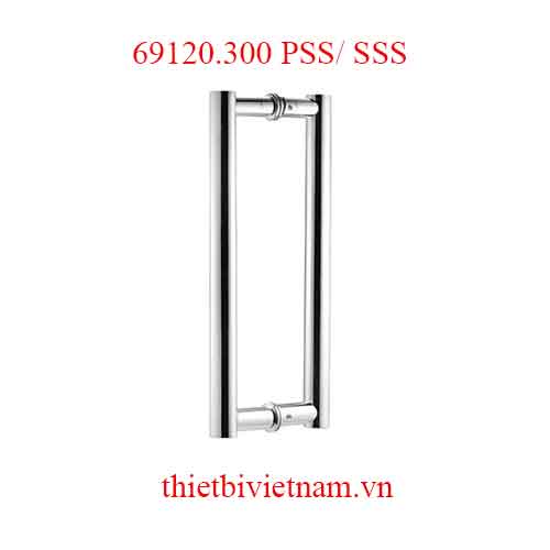 Tay nắm cửa kính inox 201 dài 30cm VICKINI 69120.300 PSS/ SSS