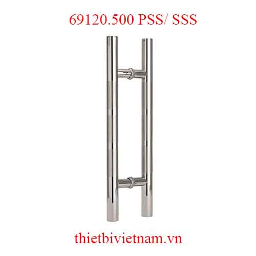 Tay nắm cửa kính inox 201 dài 50cm VICKINI 69120.500 PSS/ SSS