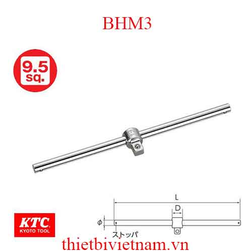 Tay trượt chữ T 3/8 inch KTC BHM3