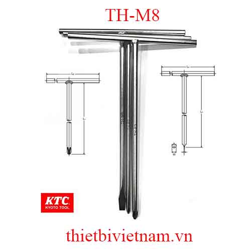 Tay vặn chữ T đầu tô vít KTC TH-M8