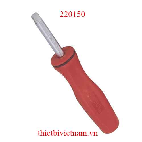 TAY VẶN ĐẦU KHẨU, TUÝP 1/4 INCH TAY CẦM NHỰA HÃNG GENIUS MODEL 220150