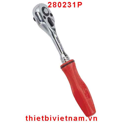 TAY VẶN LẮC TỰ ĐỘNG 1/4 INCH 36 RĂNG TAY CẦM NHỰA (LOẠI THÁO NHANH) 280231P