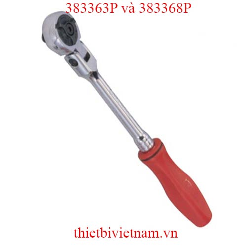 TAY VẶN LẮC TỰ ĐỘNG ĐẦU ĐIỀU CHỈNH 180º 3/8 INCH 72 RĂNG TAY CẦM NHỰA GENIUS MODEL  383363P và 383368P