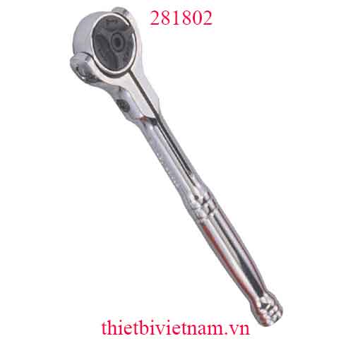 TAY VẶN LẮC TỰ ĐỘNG ĐẦU ĐIỀU CHỈNH 270º 1/4 INCH 72 RĂNG TAY CẦM KIM LOẠI HÃNG GENIUS  281802
