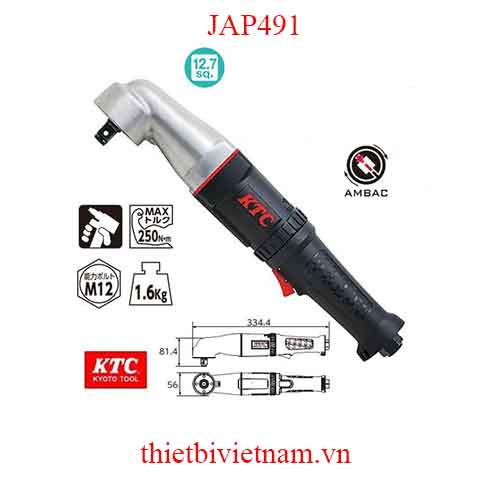 Tay vặn ốc ngang KTC 1/2 inch JAP491