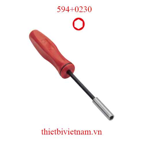 TAY VẶN TUỐC NƠ VÍT LOẠI ĐẦU KHẨU CÓ TỪ TÍNH HÃNG GENIUS MODEL 594+0230