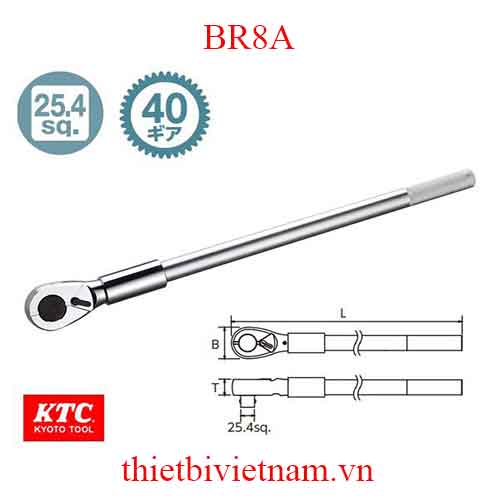 Tay xiết ốc tự động 1 inch KTC BR8A