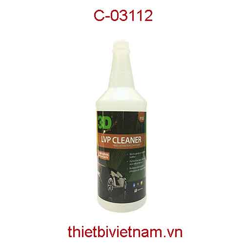 Thân bình xịt đựng hóa chất làm sạch da, vinyl, nhựa LVP Cleaner 32oz (946ml) hãng 3D | C-03112