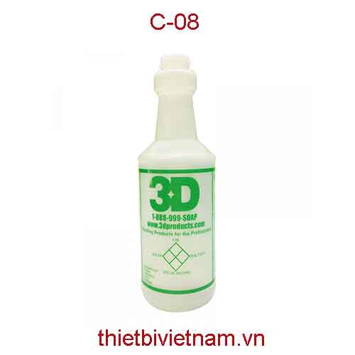Thân bình xịt hóa chất in 3D 16oz (473ml) | C-08