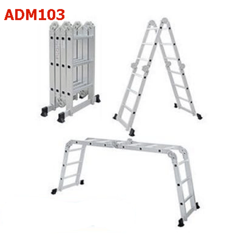 Thang nhôm gấp đa năng 4 đoạn Advindeq ADM103